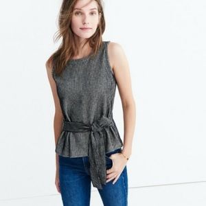 Madewell French Rib Tie Waist Tank